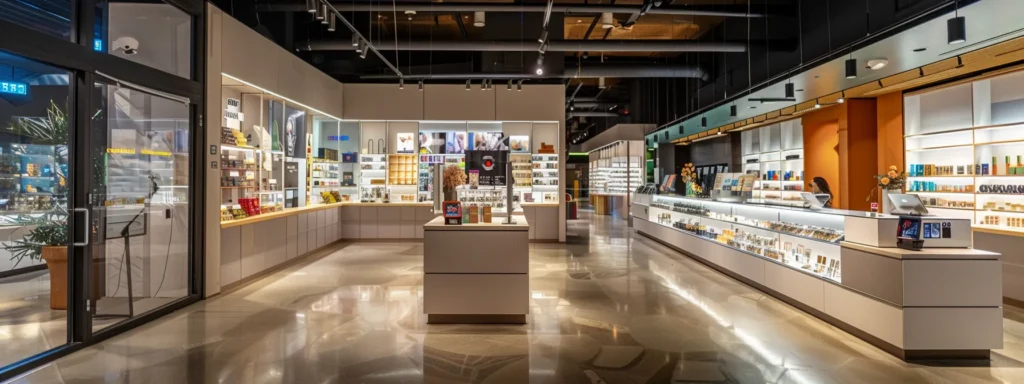 a vibrant retail space illuminated by sleek, energy-efficient lighting showcases a modern aesthetic, attracting eco-conscious customers with its warm glow and sustainable ambiance.